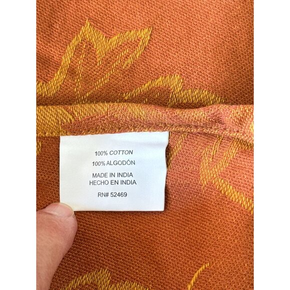 Maple Leaf Autumn Fall Harvest Tablecloth 60" x 84" Rustic - Picture 5 of 6